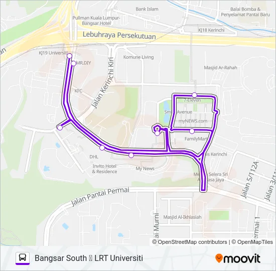 BSTH Bus Line Map
