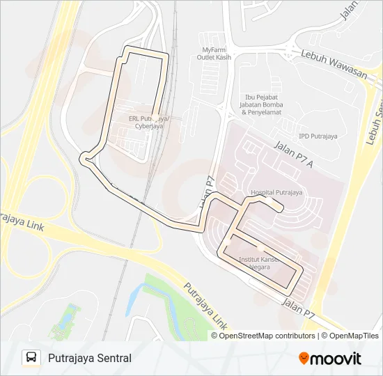 HPJY Bus Line Map