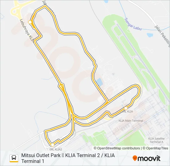 MOPK Bus Line Map