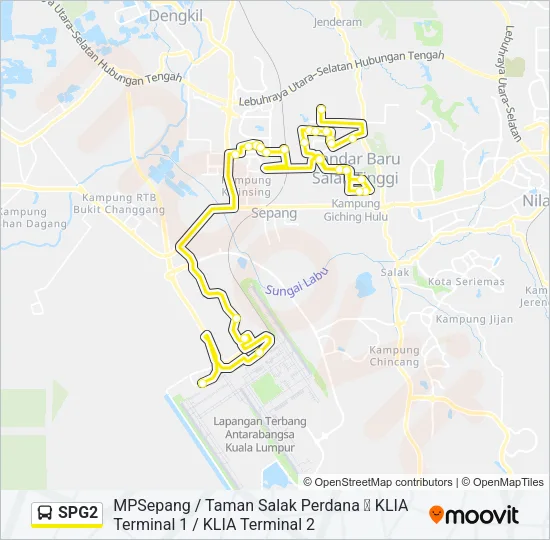 SPG2 Bus Line Map