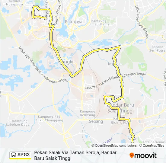 SPG3 Bus Line Map