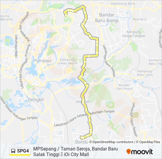 SPG4 bus Line Map