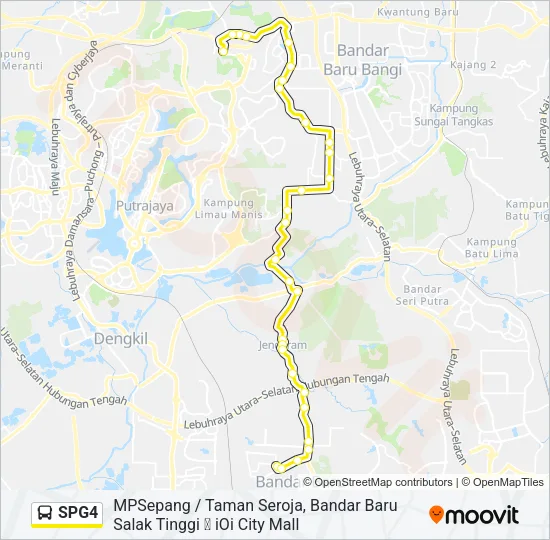 SPG4 Bus Line Map