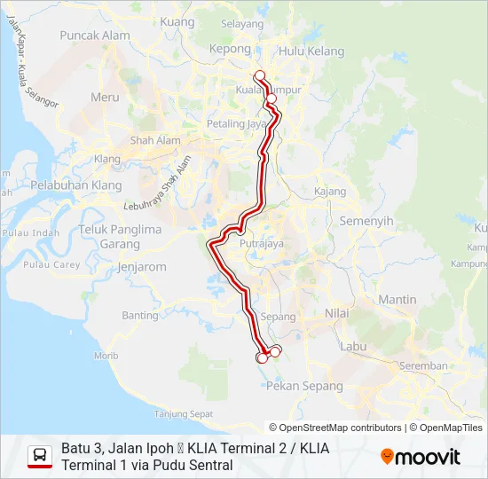STARSTL Bus Line Map