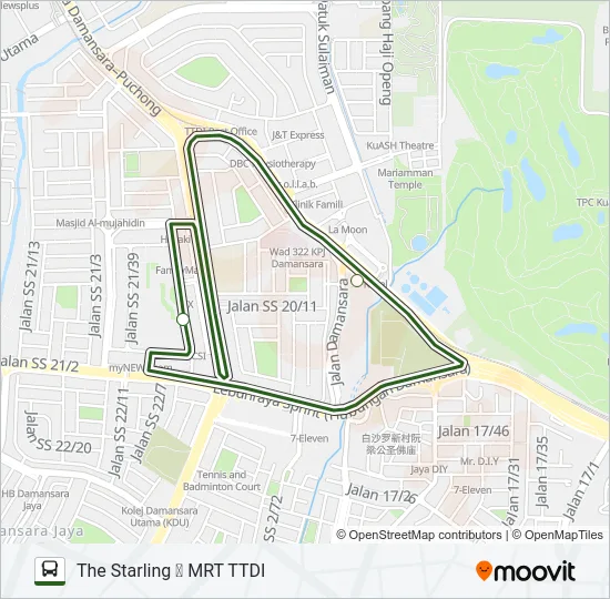 SHCG Bus Line Map