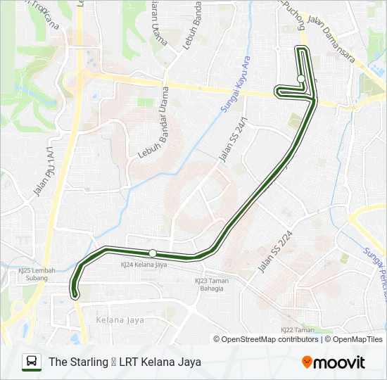 SHCG Bus Line Map
