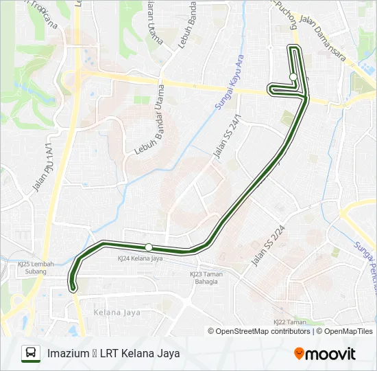 SHCG Bus Line Map