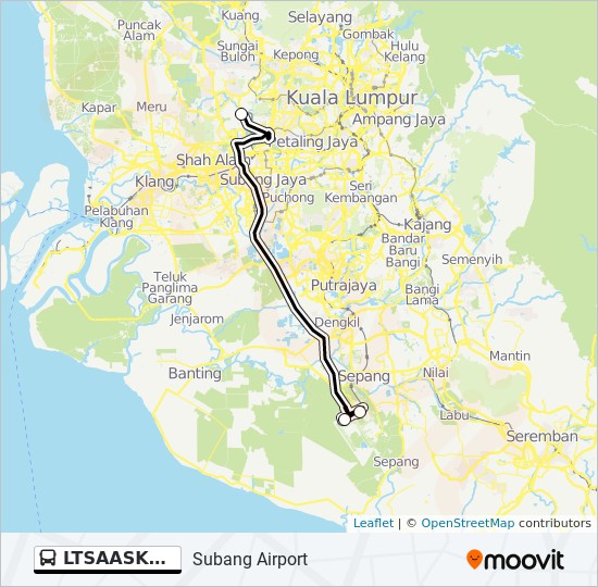 Ltsaasklia Route Schedules Stops Maps Subang Airport