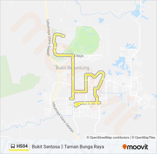 HS04 bus Line Map