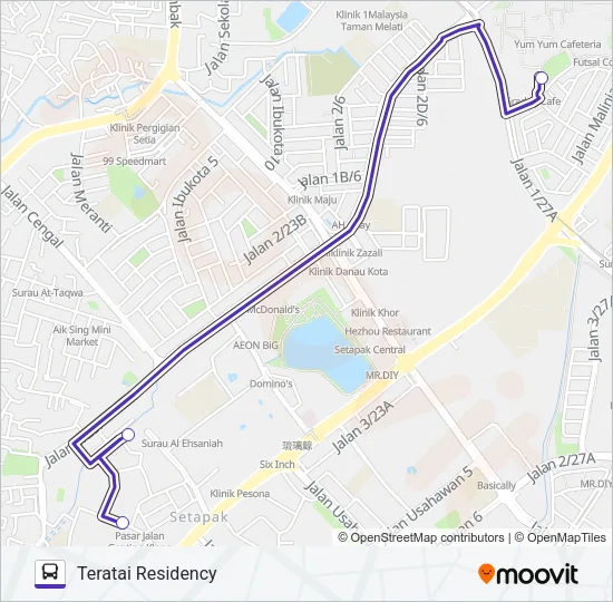 TARUCGK Bus Line Map