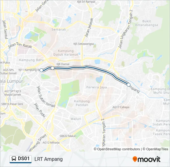 DS01  Line Map