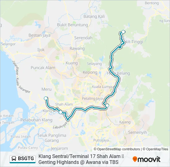 BSGTG  Line Map