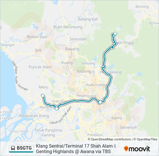 BSGTG  Line Map