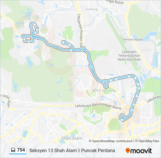 754  Line Map
