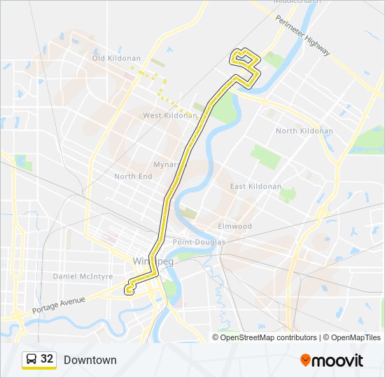 32 bus Line Map