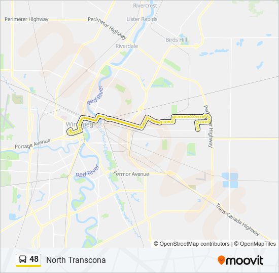 48 bus Line Map