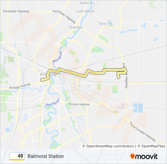 48 bus Line Map