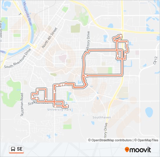 SE bus Line Map