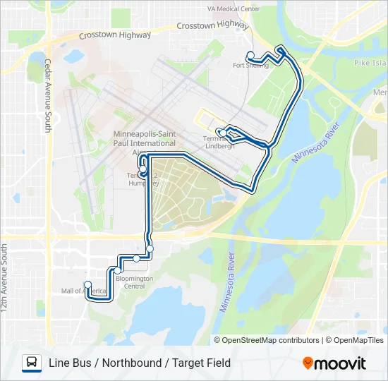 BLUE LINE BUS Bus Line Map
