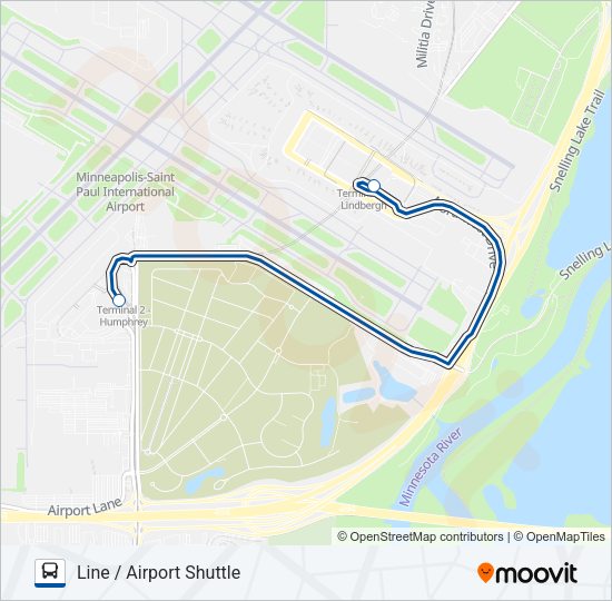 BLUE LINE BUS Bus Line Map