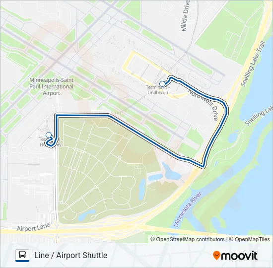 BLUE LINE BUS Bus Line Map