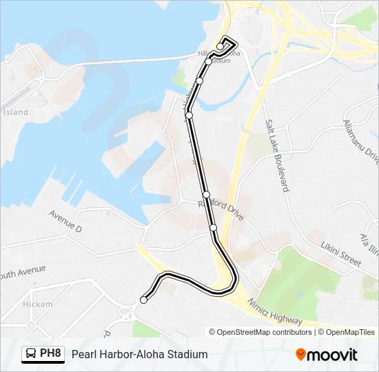 PH8 Bus Line Map