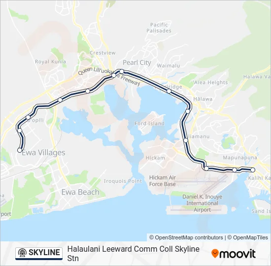 SKYLINE Metro Line Map