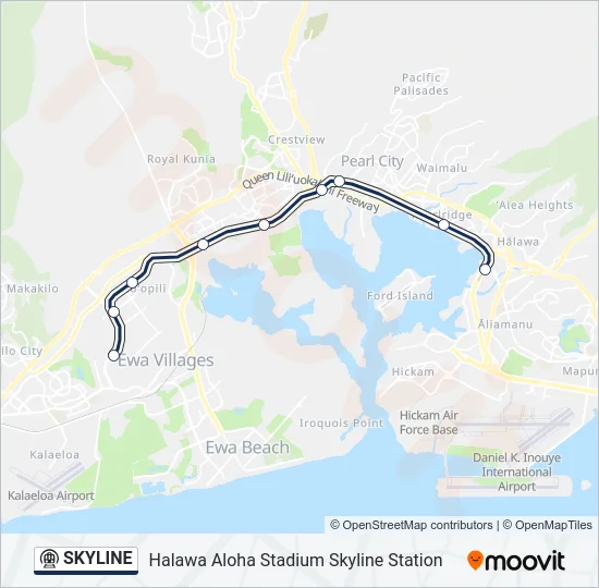 SKYLINE Metro Line Map