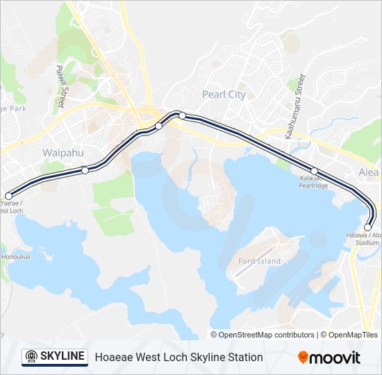 SKYLINE metro Line Map