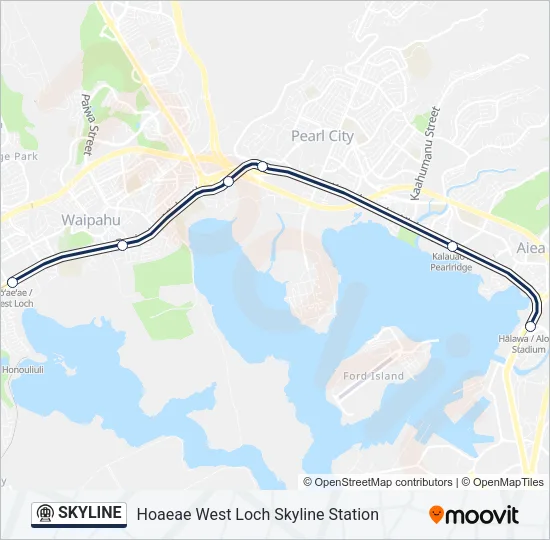 SKYLINE Metro Line Map