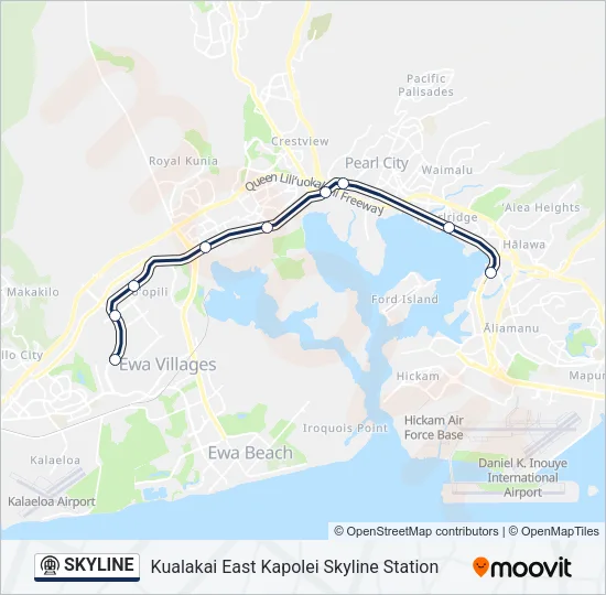 SKYLINE Metro Line Map