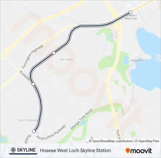 SKYLINE Metro Line Map