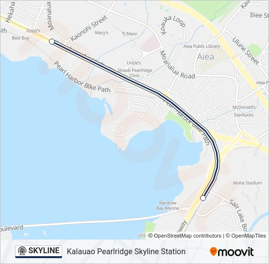 SKYLINE Metro Line Map