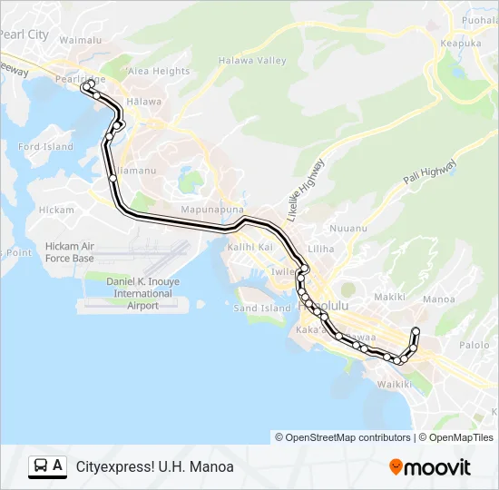 A Bus Line Map