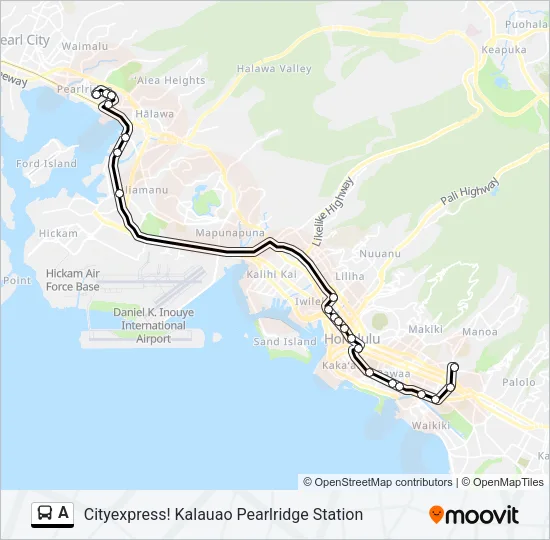 A Bus Line Map