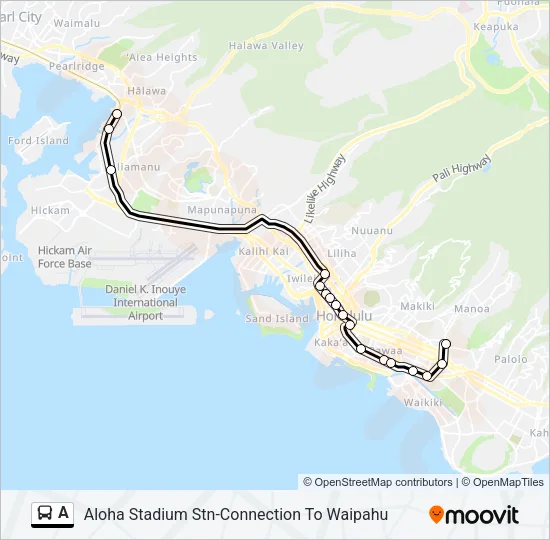 A Bus Line Map