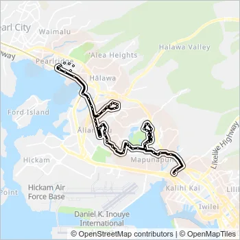 32 Route: Schedules, Stops & Maps - Foster Village - Pearlridge