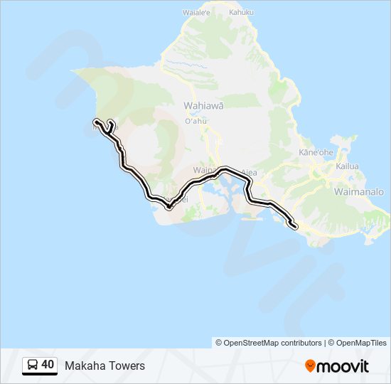 40 Route Schedules, Stops & Maps Makaha Towers (Updated)