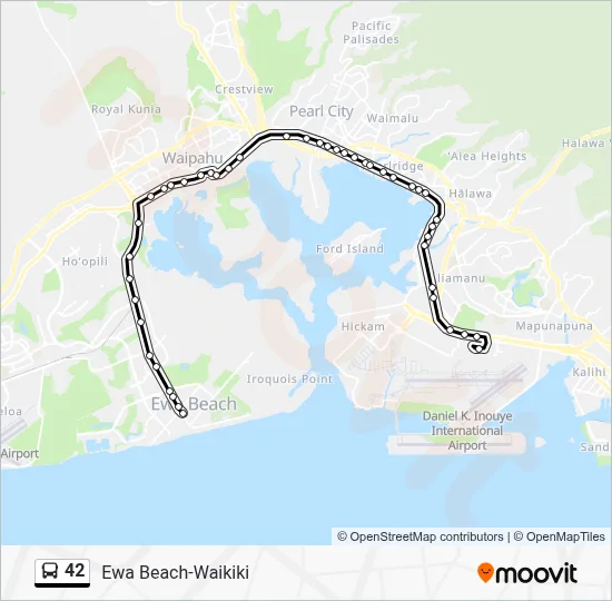 42 Route: Schedules, Stops & Maps - Hnl Airport (Updated)