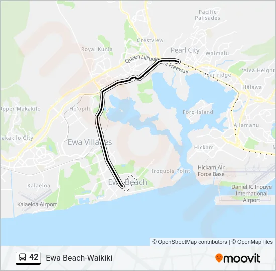 42 Bus Line Map