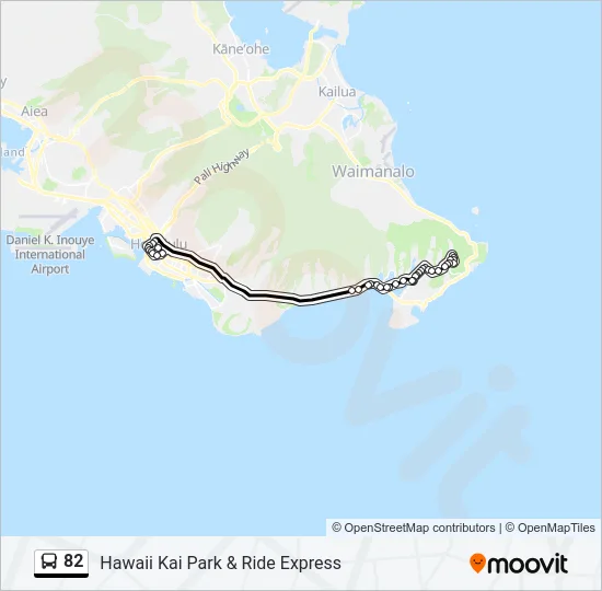 82 Bus Line Map