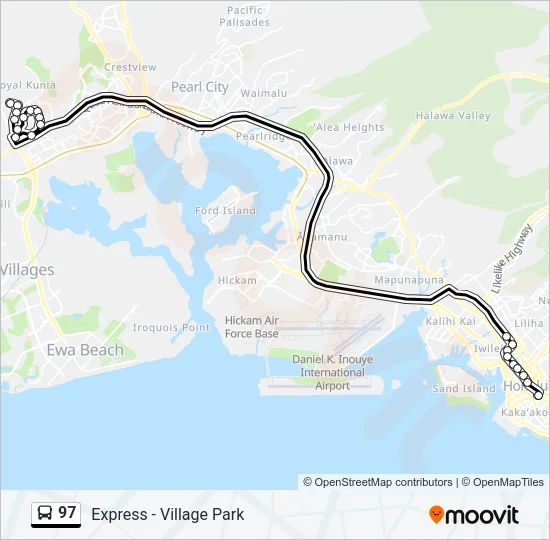 97 Bus Line Map