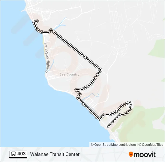403 Bus Line Map