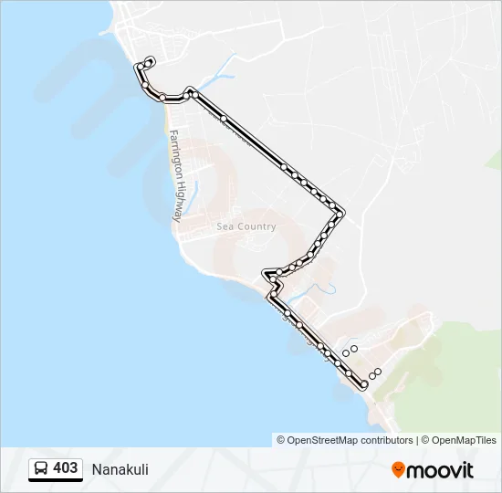 403 Bus Line Map