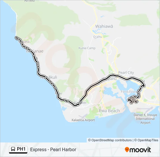 PH1 Bus Line Map