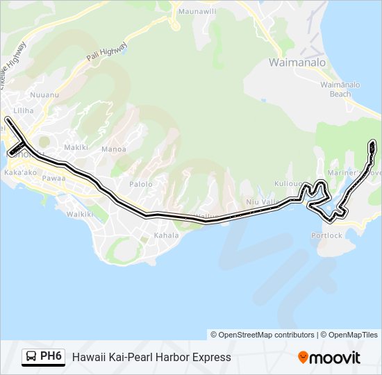 PH6 bus Line Map