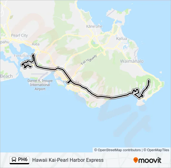PH6 Bus Line Map
