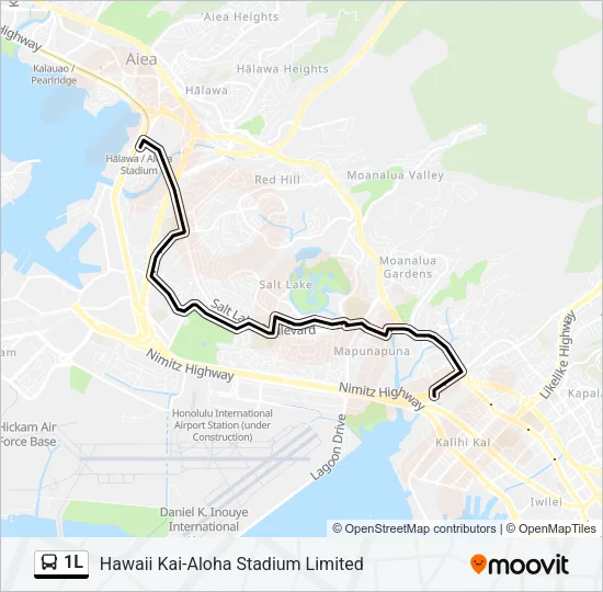1L Bus Line Map