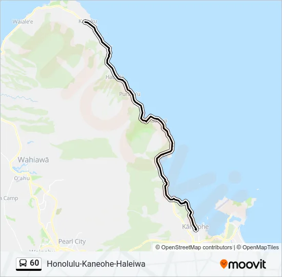 60 Bus Line Map