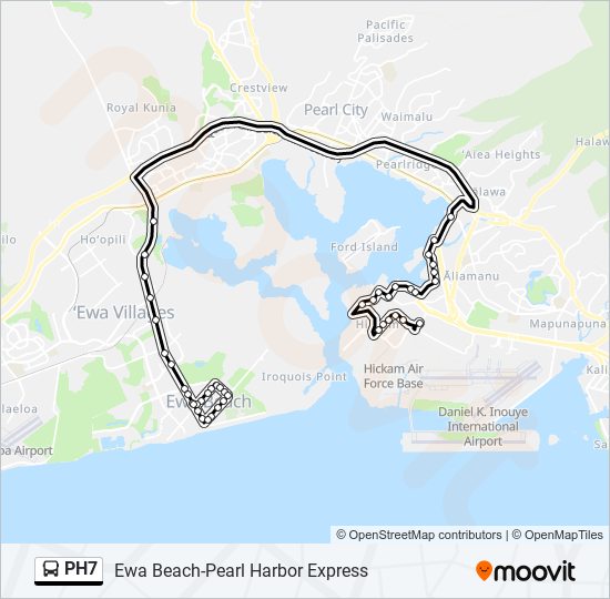 Mapa de PH7 de autobús